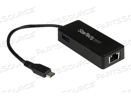 USE THE USB TYPE C PORT ON A LAPTOP TO ADD A GBE PORT USB TYPE A PORT -USB 3.0 by StarTech.com Ltd.