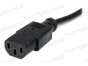 1FT (30CM) 18AWG FLEXIBLE COMPUTER POWER CORD W/ NEMA 5-15P AND IEC 60320 C13 CO by StarTech.com Ltd.