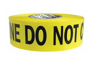 BARRICADE TAPE YLLW/SLVR/BLK 1000 FT by Presco BARRICADE TAPE YLLW/SLVR/BLK 1000 FT by Presco