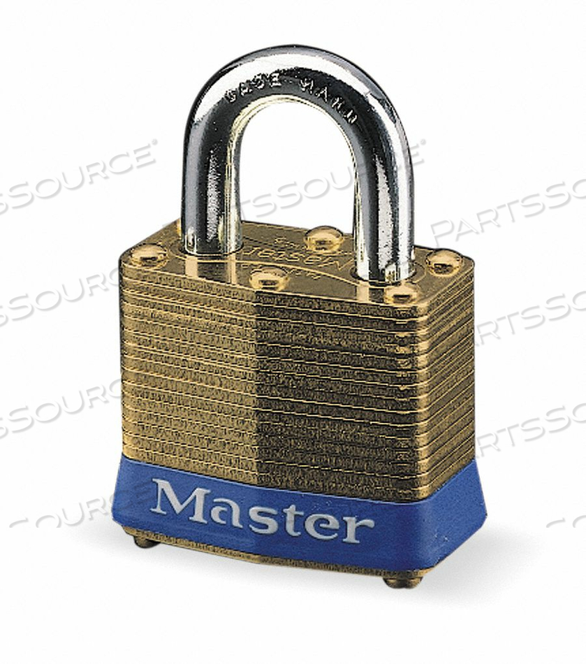 KEYED PADLOCK 3/4 IN RECTANGLE GOLD by Master Lock KEYED PADLOCK 3/4 IN RECTANGLE GOLD by Master Lock