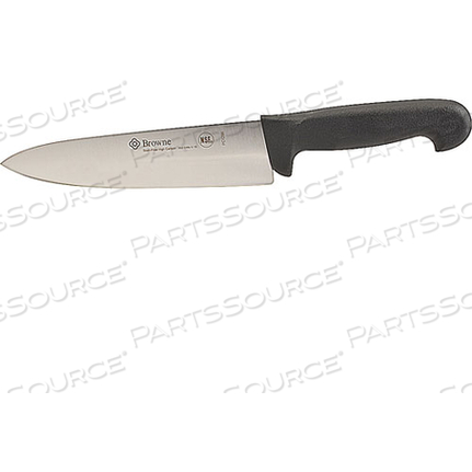 KNIFE, 8" COOK'S, BLK PLST HDL by Browne Foodservice