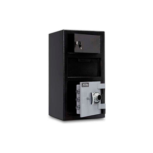 B-RATE DEPOSITORY SAFE FRONT LOADING COMBO LOCK-KEYED EXTERIOR, 14"X14X27-1/4 by MESA Safe Co.