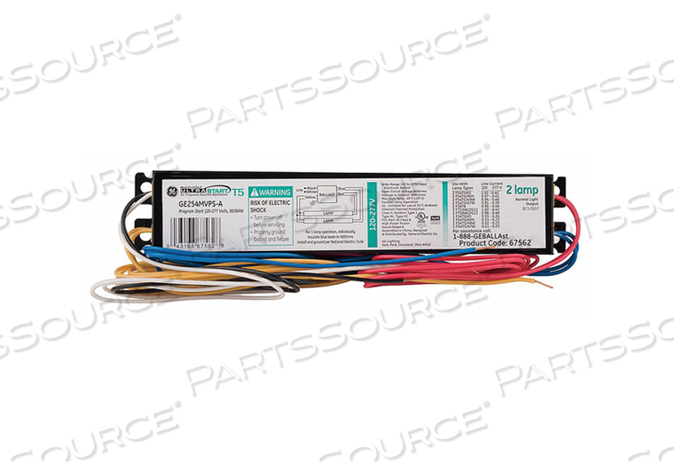 ELECTRONIC BALLAST T5 108 TO 305V 2L by GE Lighting ELECTRONIC BALLAST T5 108 TO 305V 2L by GE Lighting