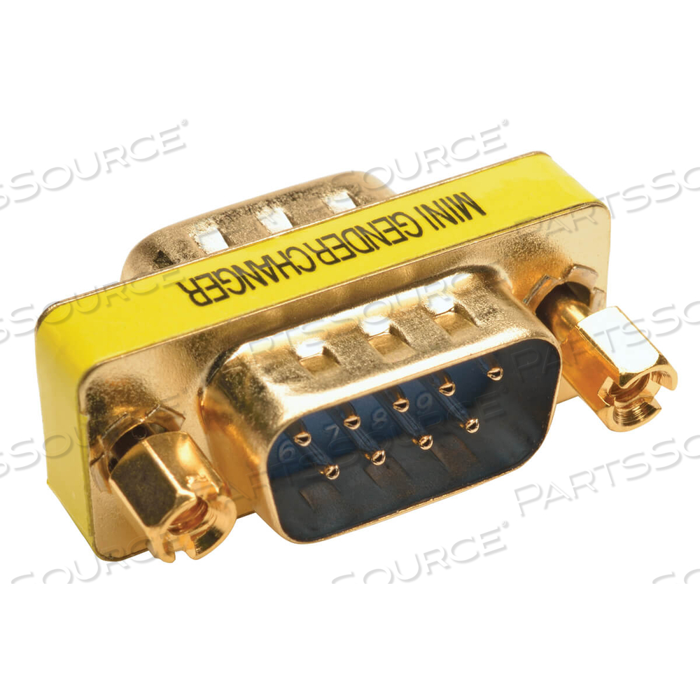 DB9 MALE - DB9 MALE COMPACT/SLIMLINE GENDER CHANGER by Tripp Lite