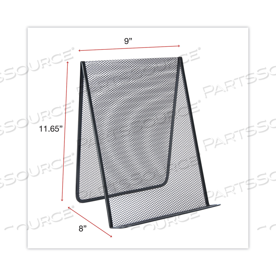 METAL MESH DOCUMENT HOLDER FREE STANDING, 35 SHEET CAPACITY, METAL, BLACK by Universal METAL MESH DOCUMENT HOLDER FREE STANDING, 35 SHEET CAPACITY, METAL, BLACK by Universal