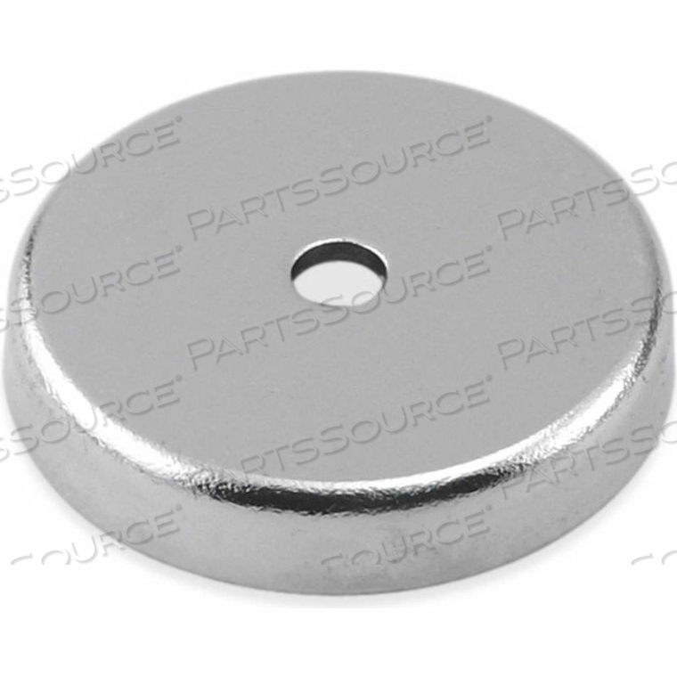 NEODYMIUM ROUND BASE MAGNET - 48 LBS. PULL by Master Magnetics, Inc. (The Magnet Source) NEODYMIUM ROUND BASE MAGNET - 48 LBS. PULL by Master Magnetics, Inc. (The Magnet Source)