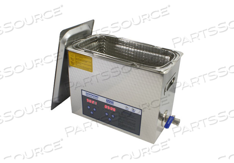 CLEANER, DIGITAL ULTRASONIC, 1.6GAL SIZE, 13 X 6.7 X 10.6IN DIMENSIONS, 11.8 X 5.9 X 5.9IN TANK SIZE by Mettler Electronics CLEANER, DIGITAL ULTRASONIC, 1.6GAL SIZE, 13 X 6.7 X 10.6IN DIMENSIONS, 11.8 X 5.9 X 5.9IN TANK SIZE by Mettler Electronics