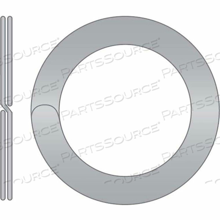 SPLIT RING - 1.100" O.D. X .932" I.D. X .084" THICK - STAINLESS STEEL - USA by Flint Hills Trading