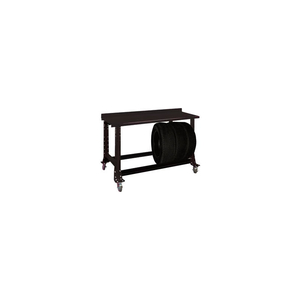 TIRE CART W/ PAINTED STEEL BENCH TOP 54-1/2"W X 25-5/8"D X41"H-GLOSS BLACK by Shure Incorporated