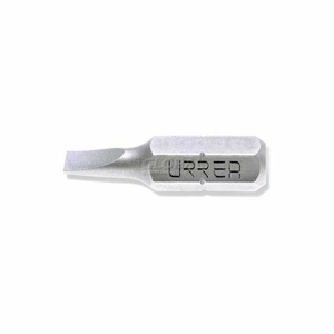 FLAT SCREWDRIVER BIT, 1" LONG, STANDARD TIP 8F-10R by Urrea Professional Tools