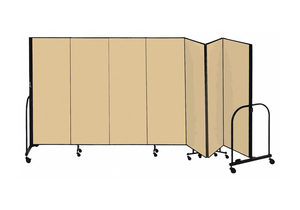 F1890 PARTITION 13 FT 1 IN W X 6 FT H BEIGE by Screenflex F1890 PARTITION 13 FT 1 IN W X 6 FT H BEIGE by Screenflex