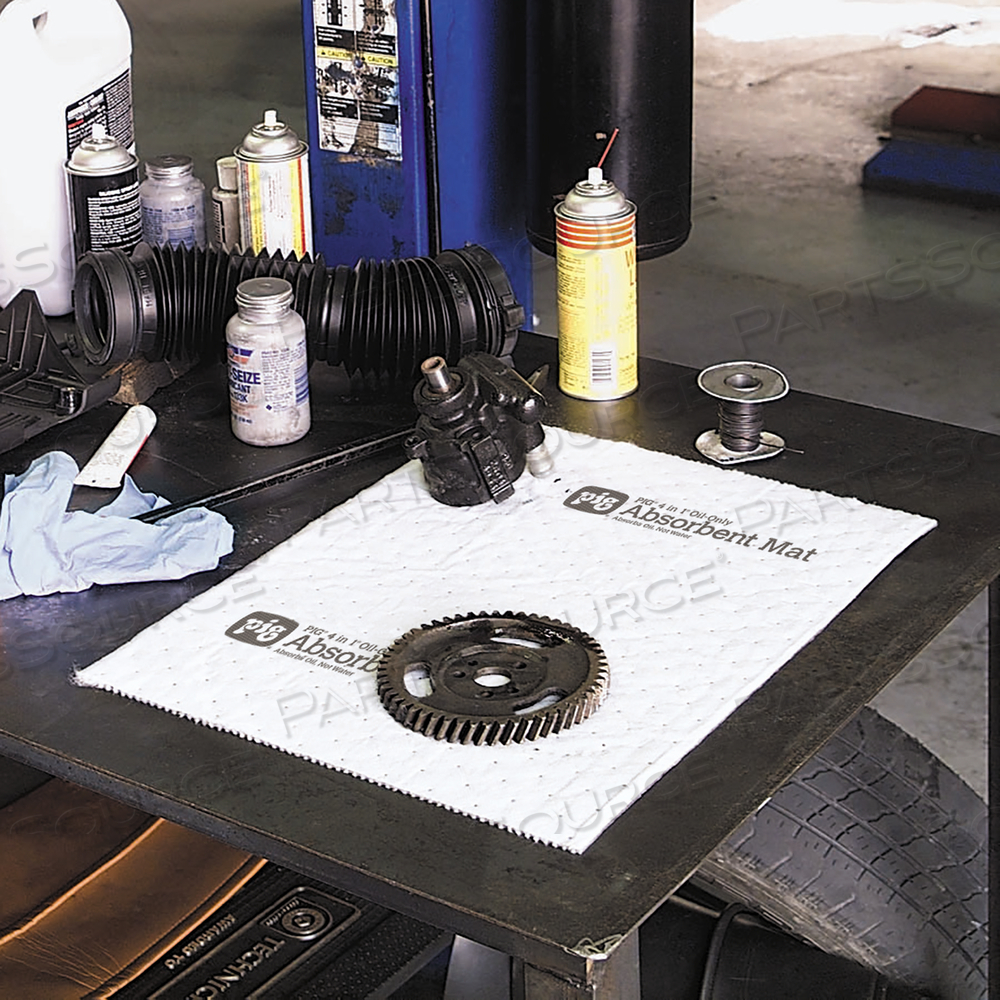 PIG 4 IN 1 OIL-ONLY ABSORBENT MAT ROLL by New Pig Corporation PIG 4 IN 1 OIL-ONLY ABSORBENT MAT ROLL by New Pig Corporation