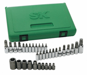 TORX SOCKET SET 1/4 3/8 1/2 DR 35 PC by SK Professional Tools