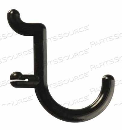 LOCKING PEGBOARD HOOKS 1 IN.L BLK PK8 by Functionaire LOCKING PEGBOARD HOOKS 1 IN.L BLK PK8 by Functionaire