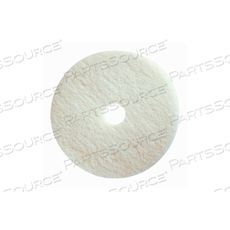 22" POLISHING PAD, WHITE, 5 PER CASE 