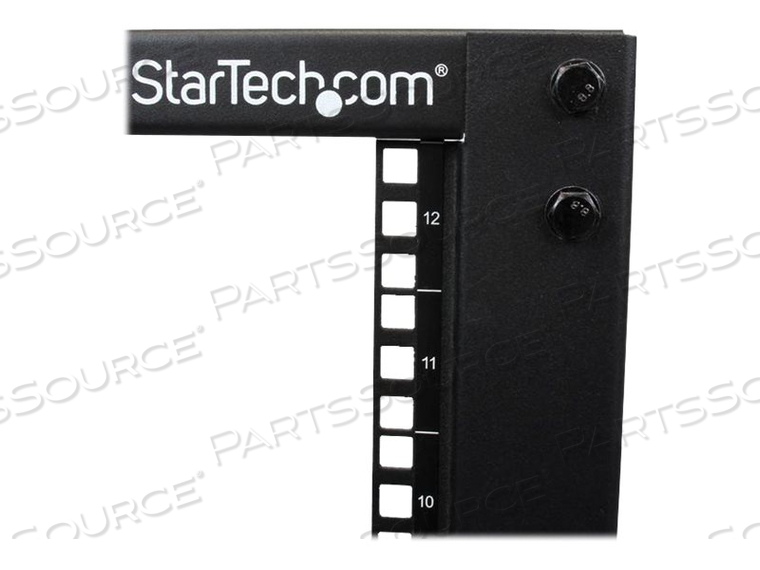 12U OPEN FRAME SERVER RACK W/ADJUSTABLE MOUNTING DEPTH OF 22IN-40IN & 25IN TALL by StarTech.com Ltd.