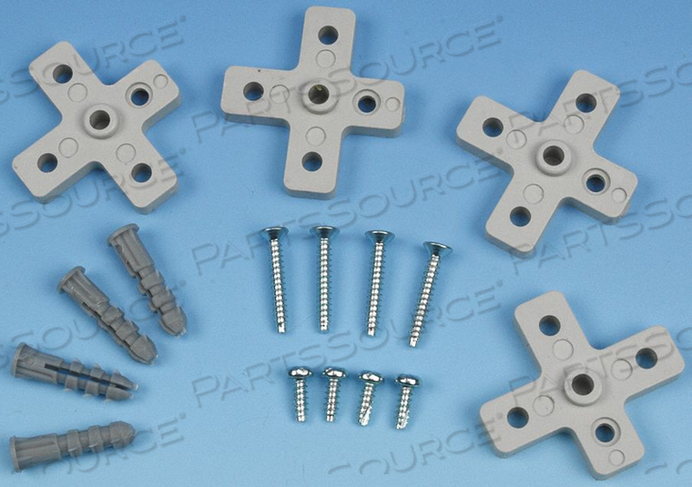 WALL MOUNT KIT GRAY by Box Enclosures