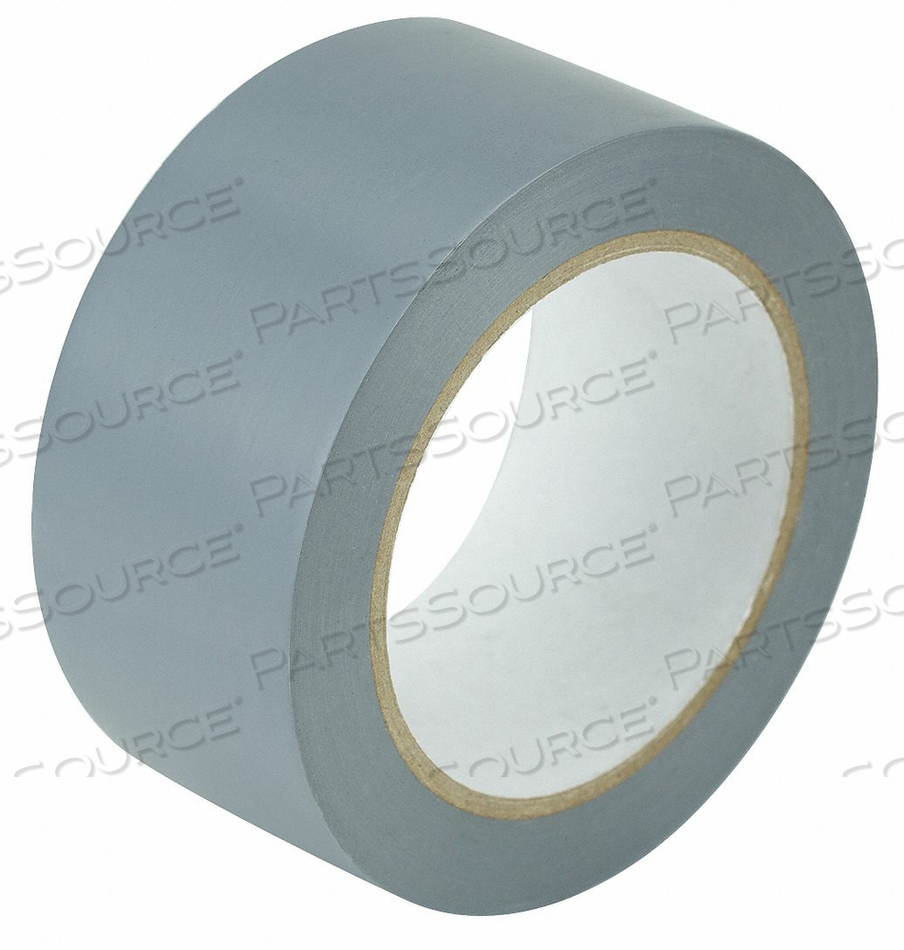 FLOOR MARKING TAPE, GEN PURPOSE, SOLID, GRAY, 2 IN X 108 FT, 5 MIL TAPE THICK, by Harris FLOOR MARKING TAPE, GEN PURPOSE, SOLID, GRAY, 2 IN X 108 FT, 5 MIL TAPE THICK, by Harris
