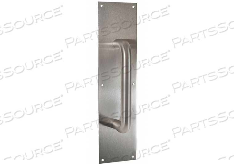 DOOR PULL PLATE 4X16 W/ 8 CTC PULL by Healthy Hardware