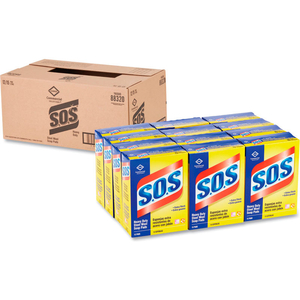 S.O.S STEEL WOOL SOAP PAD, 180 PADS - 88320 by Clorox