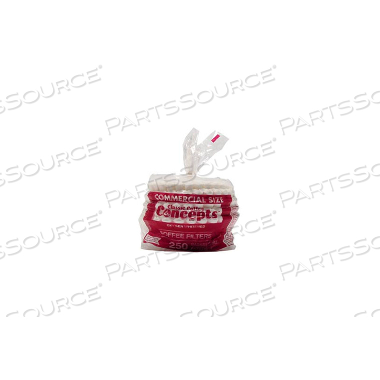 CF12P - 12-CUP COFFEE FILTERS, 250 COUNT by Classic Coffee Concepts