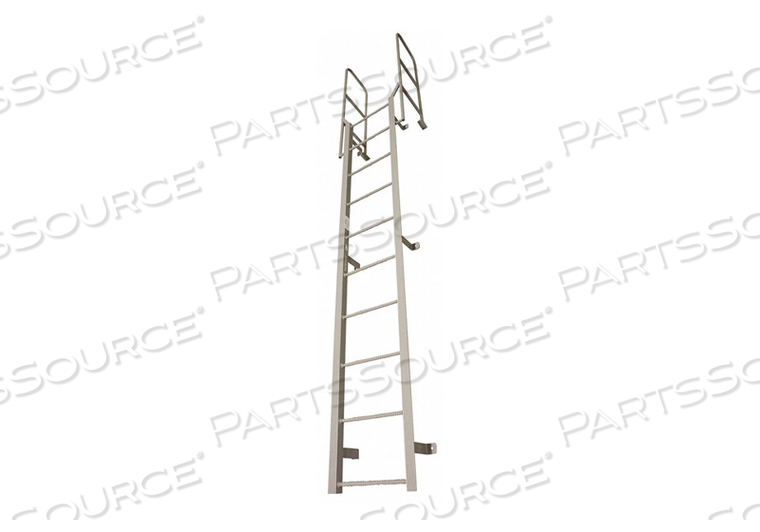 FIXED LADDER 6 FT H. STEEL 7 RUNGS by Cotterman FIXED LADDER 6 FT H. STEEL 7 RUNGS by Cotterman