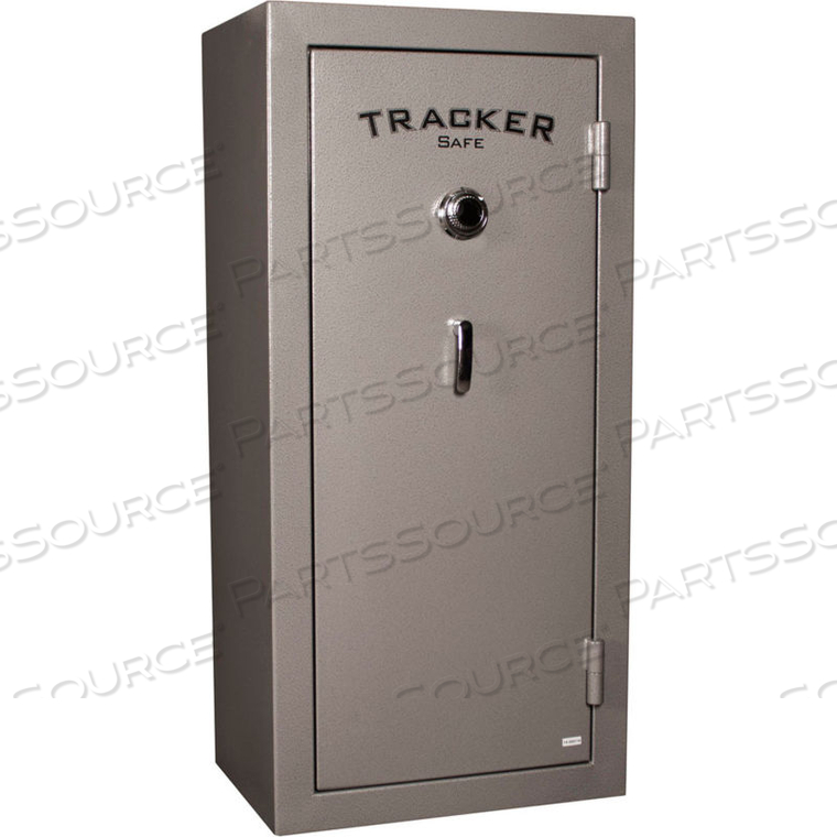 GUN SAFE TS22 WITH MECHANICAL LOCK - 30 MIN. FIRE RATING 28X20X59 - 22 GUN CAP. GRAY 