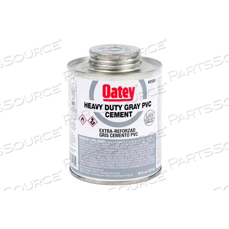 PVC HEAVY DUTY GRAY CEMENT 4 OZ. by Oatey