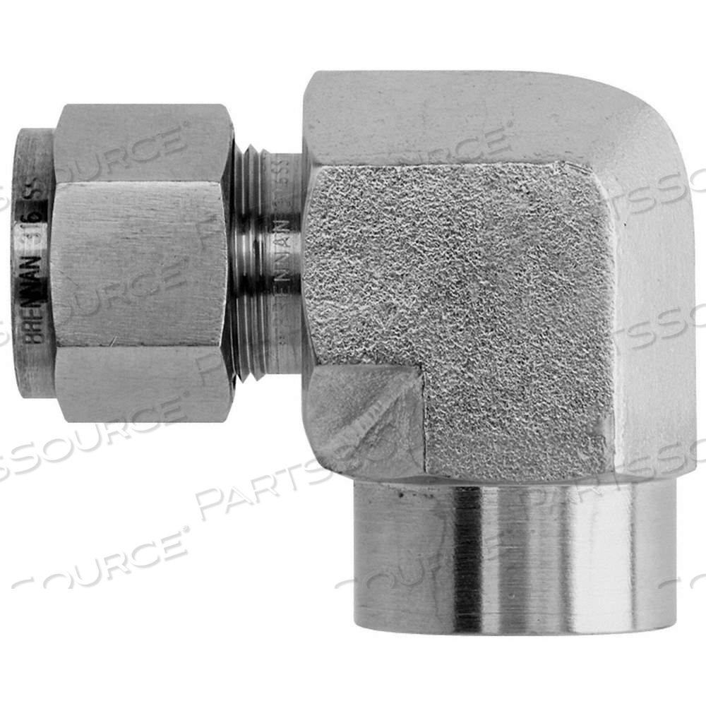 FEMALE NPT 90 ELBOW GAS N2502 by Brennan Industries