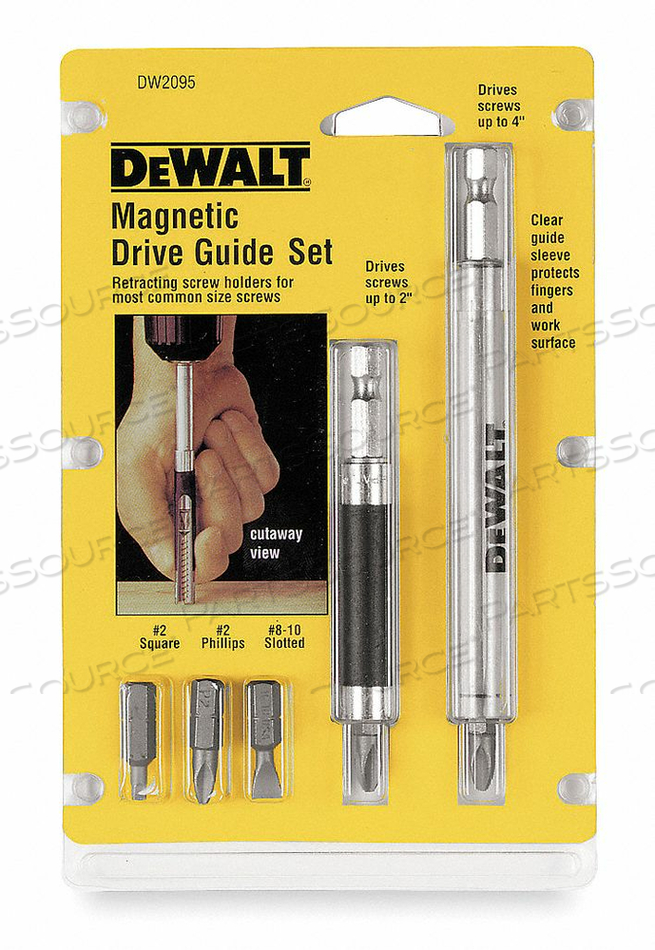 MAGNETIC DRIVE GUIDE SET 7 PIECES by DeWalt MAGNETIC DRIVE GUIDE SET 7 PIECES by DeWalt