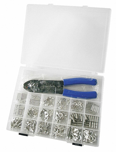 WIRE TERMNL KIT WITH CRIMP TOOL NON-INS by Power First