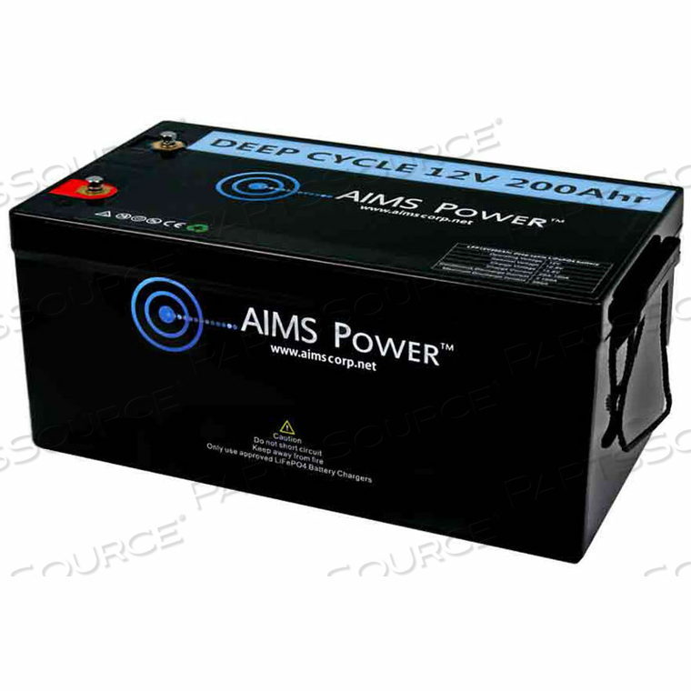 POWER LITHIUM IRON LIFEPO4 12V BATTERY 200 AH 