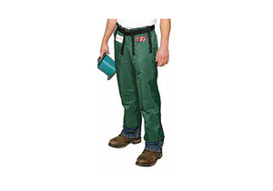 CHAIN SAW CHAPS GREEN NYLON by Elvex