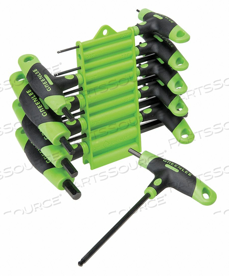 BALL END HEX KEY SET 10 PIECES by Greenlee BALL END HEX KEY SET 10 PIECES by Greenlee