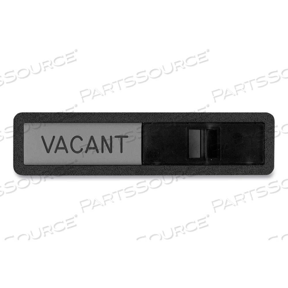 VACANT/IN USE SIGN, IN-USE, VACANT, 2.5 X 10.5, BLACK/SILVER by HeadLine Sign VACANT/IN USE SIGN, IN-USE, VACANT, 2.5 X 10.5, BLACK/SILVER by HeadLine Sign