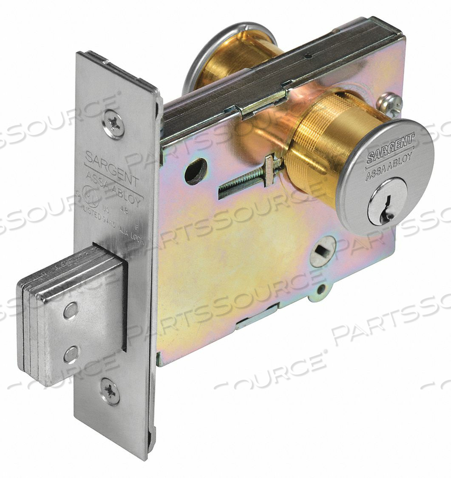 DEADBOLT DOUBLE CYLINDER SATIN CHROME by Sargent DEADBOLT DOUBLE CYLINDER SATIN CHROME by Sargent