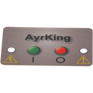 STICKER, MYLAR CTRL BRD by Ayr King