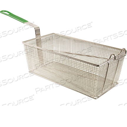 FRY BASKET GREEN HANDLE 16-3/4 by Prince Castle