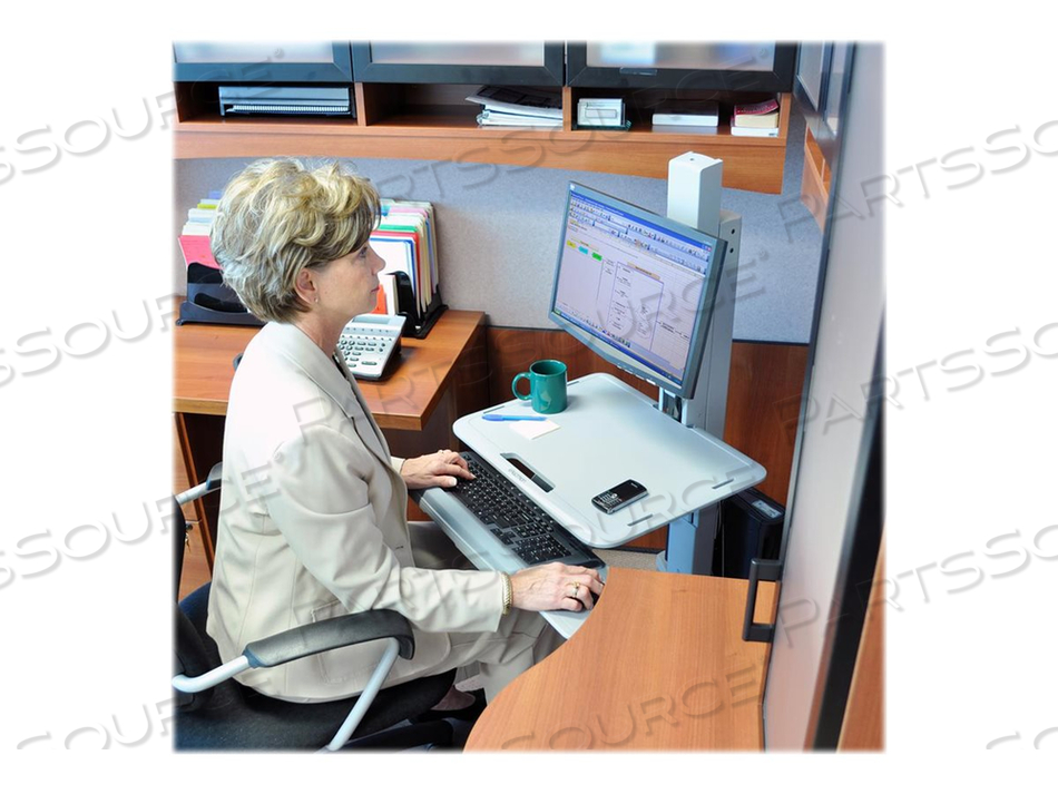 WORKFIT-C, SIT-STAND WORKSTATION by Ergotron, Inc.