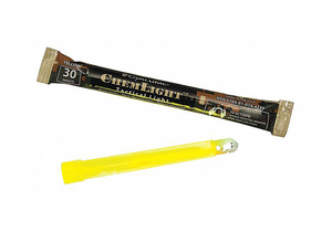 LIGHTSTICK YELLOW 1/2 HR. 6 IN L PK500 by Cyalume Technologies