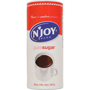 N'JOY PURE SUGAR CANE, 20 OZ CANISTER, 3/PACK by Sugar Foods Corp