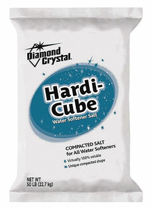 HARDI CUBE WATER SOFTENER SALT 50 LB by Diamond Crystal