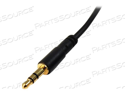 3FT SLIM 3.5MM STEREO AUDIO CABLE - M/M - THIS 3.5MM STEREO AUDIO CABLE IS A PER by StarTech.com Ltd.