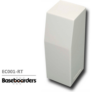 BASEBOARDERS PREMIUM SERIES STEEL EASY SLIP-ON BASEBOARD RIGHT SIDE CLOSED ENDCAP, WHITE by Buss General Partner Co. Ltd BASEBOARDERS PREMIUM SERIES STEEL EASY SLIP-ON BASEBOARD RIGHT SIDE CLOSED ENDCAP, WHITE by Buss General Partner Co. Ltd