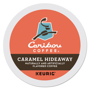 CARAMEL HIDEAWAY K-CUPS, MILD ROAST, 24/BOX by Caribou Coffee