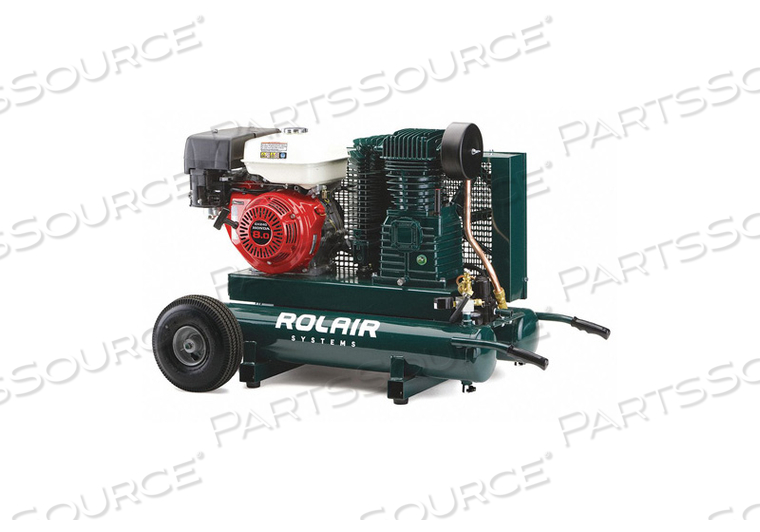 PORTABLE GAS AIR COMPRESSOR 2 STAGE 9 HP by Rolair