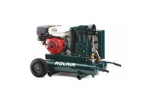 PORTABLE GAS AIR COMPRESSOR 2 STAGE 9 HP by Rolair