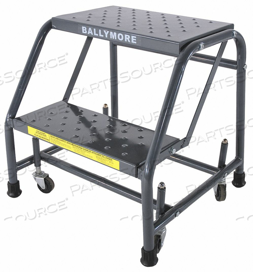 ROLLING LADDER STEEL 19 IN.H by Ballymore ROLLING LADDER STEEL 19 IN.H by Ballymore