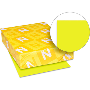 ASTROBRIGHTS COLORED CARD STOCK, 8-1/2" X 11", SUNBURST YELLOW, 250/PACK by Neenah