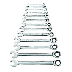 13 PC COMBINATION RATCHETING WRENCH SET, INCH by Gearwrench